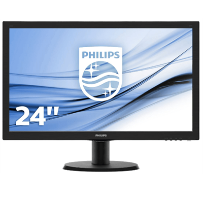 Philips Monitor 23.6 MVA,Speaker integati,Vga,dvi,HDMI