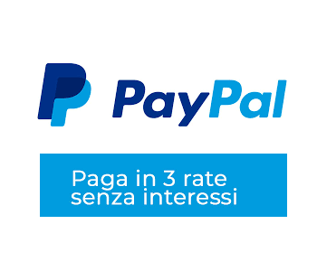 Paga in 3 rate con PayPal